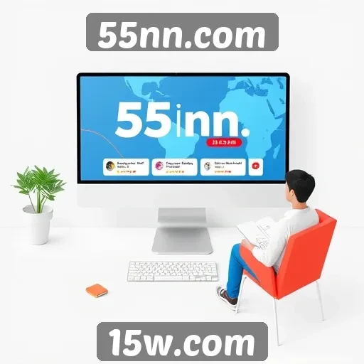 Acessibilidade e interface do site 55nn.com